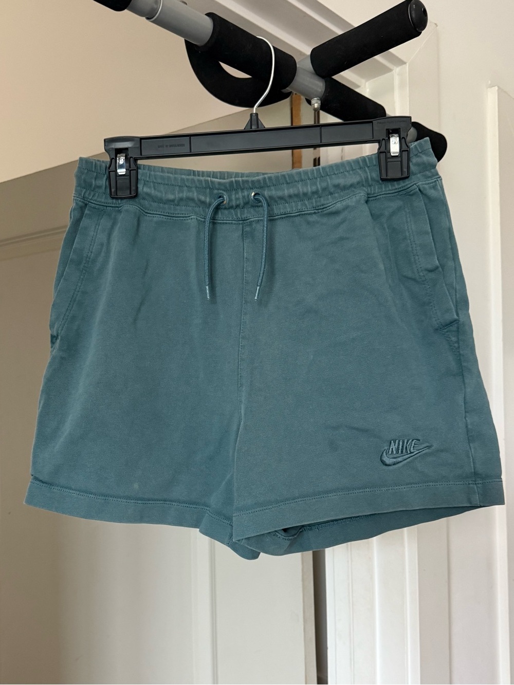 Nike Women's Teal Drawstring Athletic Shorts